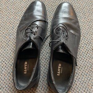Lloyd of Germany Men's Leather Dress Shoes black sz 9 EXCELLENT CONDITION
